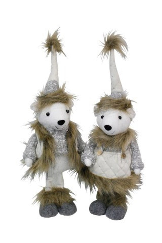 Flower Systems Pippa & Pascal Standing Polar Bear set of 2