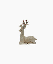 Load image into Gallery viewer, French Country Collections Scandi Deer with Red Beads Lying
