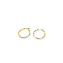 Load image into Gallery viewer, Fabuleux Vous 30mm Yellow Gold Hoop Earrings
