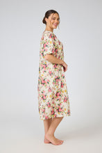Load image into Gallery viewer, Arabella New Floral Shirred Bodice Short Sleeve Nightie
