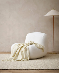 Baya Richmond Ecru Throw