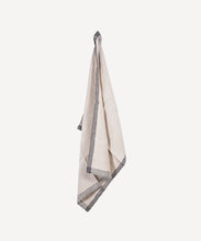 Load image into Gallery viewer, French Country Collections Woven Border Tea Towel Natural &amp; Black
