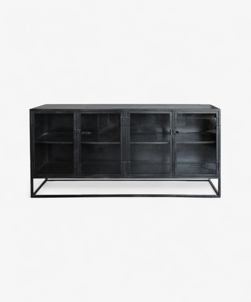 French Country Collections Industrial Metal Side Board