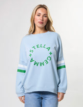 Load image into Gallery viewer, Stella &amp; Gemma Newport Pocket Sweater- Sky Blue
