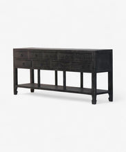Load image into Gallery viewer, French Country Collections Miguel Sideboard 9 Drawers Black
