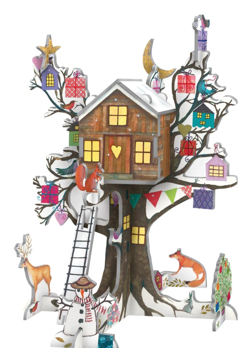 Roger La Borde Christmas Treehouse Pop & Slot 3D Scene