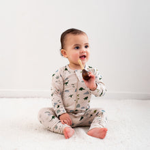 Load image into Gallery viewer, Burrow &amp; Be Jurassic Roam Long Sleeve Zipsuit
