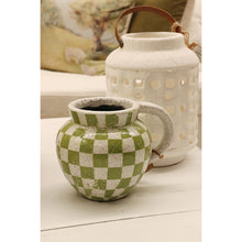 Load image into Gallery viewer, CC Interiors Lime Checker Jug
