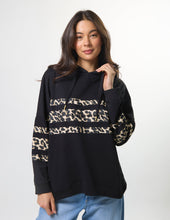 Load image into Gallery viewer, Stella &amp; Gemma Newport Hoodie Icon- Black Leopard
