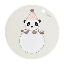 Load image into Gallery viewer, OYOY Placemat Panda Pompom- Off White

