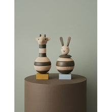 Load image into Gallery viewer, OYOY Wooden Stacking Rabbit

