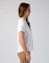 Load image into Gallery viewer, Stella &amp; Gemma Ace T-Shirt- White Leopard Cross

