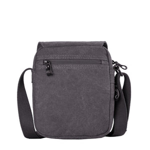 Troop Classic Zip Front Cross Body Bag-Charcoal