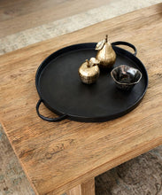 Load image into Gallery viewer, French Country Collections Balto Round Tray with Handles
