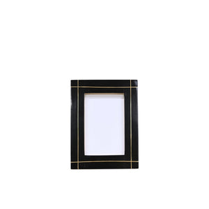 Maytime Alder Photo Frame 4x6- Black & Gold