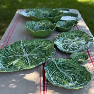 Le Forge Melamine Cabbage Leaf Large Platter