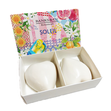 Load image into Gallery viewer, Banks &amp; Co Soleil Twin Pack Heart Soaps x2
