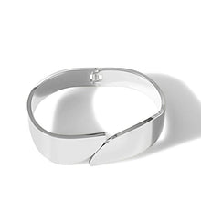 Load image into Gallery viewer, Fabuleux Vous Steel Me Cici Silver Cuff
