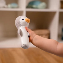 Load image into Gallery viewer, Little Big Friends Squeaker Rattle- Martin the Penguin
