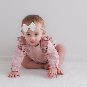 Burrow & Be Hazel Romper- Flutter Print