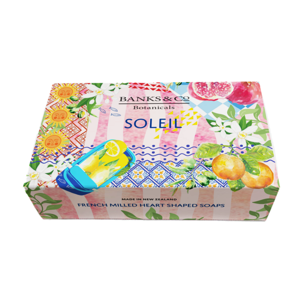 Banks & Co Soleil Twin Pack Heart Soaps x2