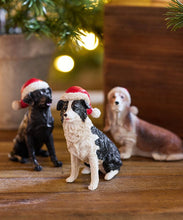 Load image into Gallery viewer, French Country Collections Sheep Dog with Santa Hat
