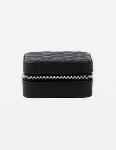 Stella & Gemma Jewel Box- Black Quilted