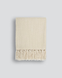 Baya Richmond Ecru Throw