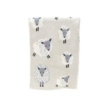 Load image into Gallery viewer, Le Forge Cotton Throw Multi Lambs 80x100

