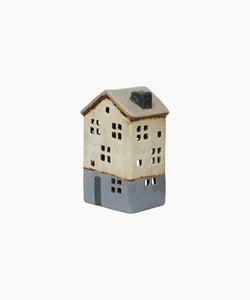 PRE-ORDER French Country Collections Saint Malo Tea Light House Blue Roof