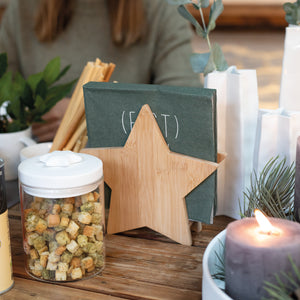 Rader Bamboo Star Napkin Holder