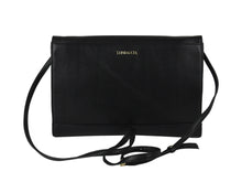 Load image into Gallery viewer, Lund &amp; Co Afton Leather Envelope Clutch- Black

