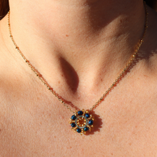 Load image into Gallery viewer, Fabuleux Vous Peacock Blue Bead Necklace
