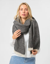 Load image into Gallery viewer, Stella &amp; Gemma Black and Grey Stripes
