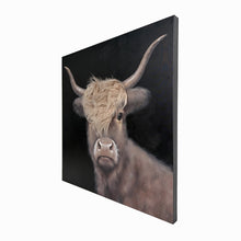 Load image into Gallery viewer, Rembrandt Bad Hair Day- Highland Cow Canvas
