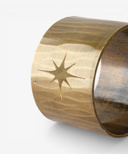Load image into Gallery viewer, French Country Collections Etched Star Napkin Ring set of 8
