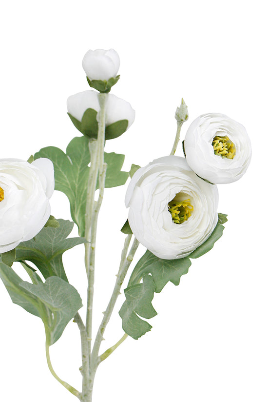 Flower Systems Ranunculus Spray 48cm White