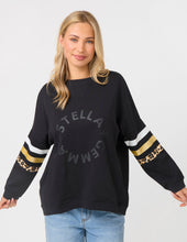 Load image into Gallery viewer, Stella &amp; Gemma Newport Pocket Sweatshirt- Black Rotation
