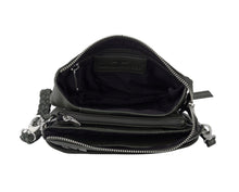 Load image into Gallery viewer, Urban Forest Sofie Small Leather Clutch/Sling- Rambler Forest Green
