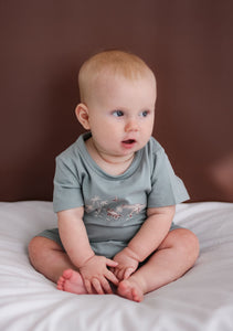 Burrow & Be Dino Roar Placement Alex Romper