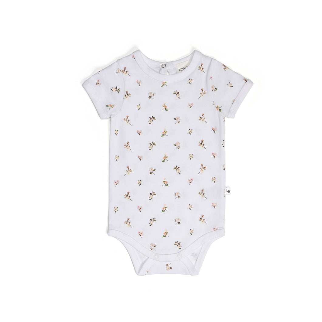 Little Bee by Dimples Cotton Bodysuit- Floral