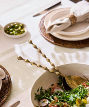 Load image into Gallery viewer, French Country Collections Bobble Forged Salad Servers
