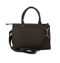 Load image into Gallery viewer, Lund &amp; Co Bjork Medium Leather Tote- Dark Brown
