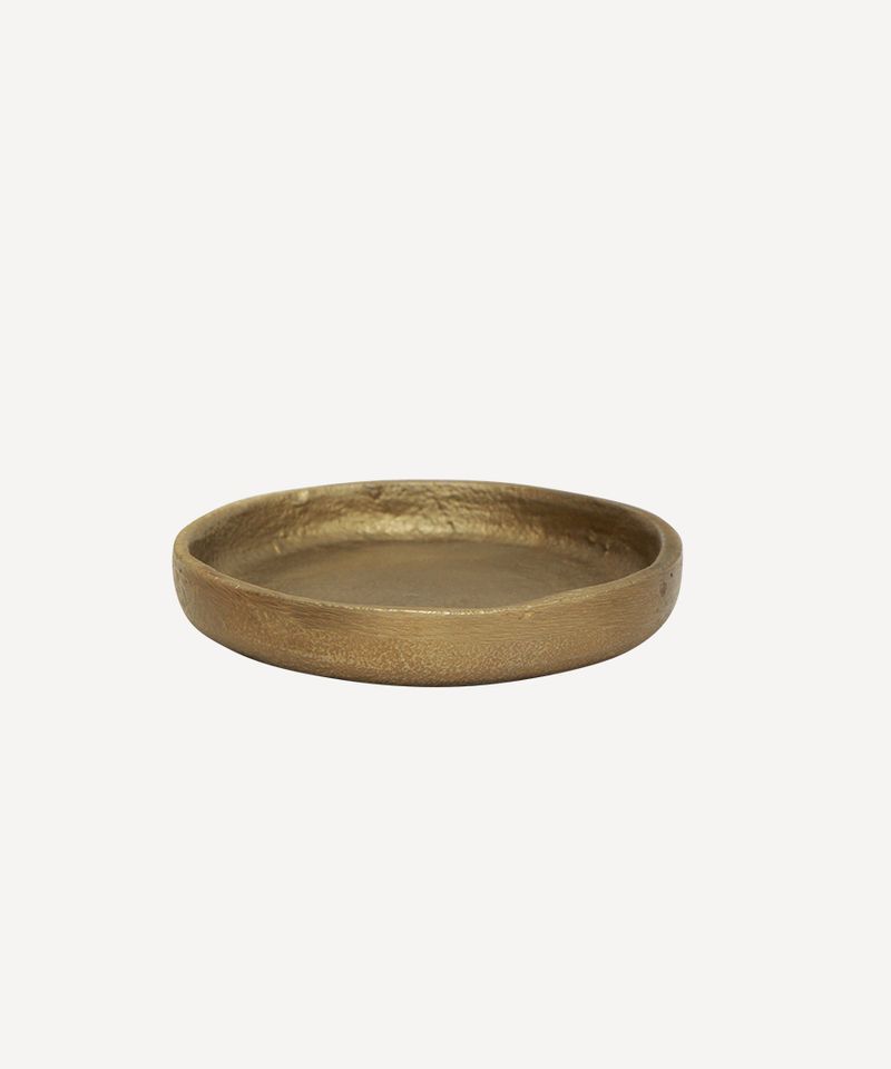 French Country Collections Handforged Brass Plate Small