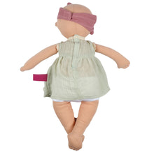 Load image into Gallery viewer, Bonikka Baby Kaia- 100% Organic Soft Doll 43cm (Brown Eyes)
