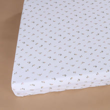 Load image into Gallery viewer, Little Bee by Dimples Cot Sheet- Floral
