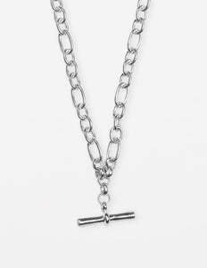 Stella & Gemma Silver Chunky Fob Chain Necklace