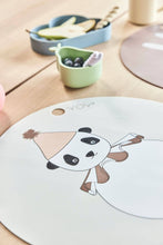 Load image into Gallery viewer, OYOY Placemat Panda Pompom- Off White
