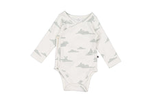 Load image into Gallery viewer, Burrow &amp; Be Dreamscape Long Sleeve Kimono Bodysuit
