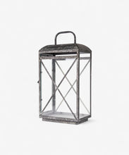 Load image into Gallery viewer, French Country Collections Jardin Lantern Large Aged Grey
